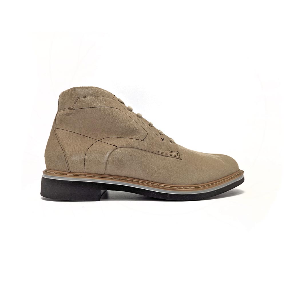 Мъжки боти от естествена кожа ST.FLY 9011 Mauve/Black