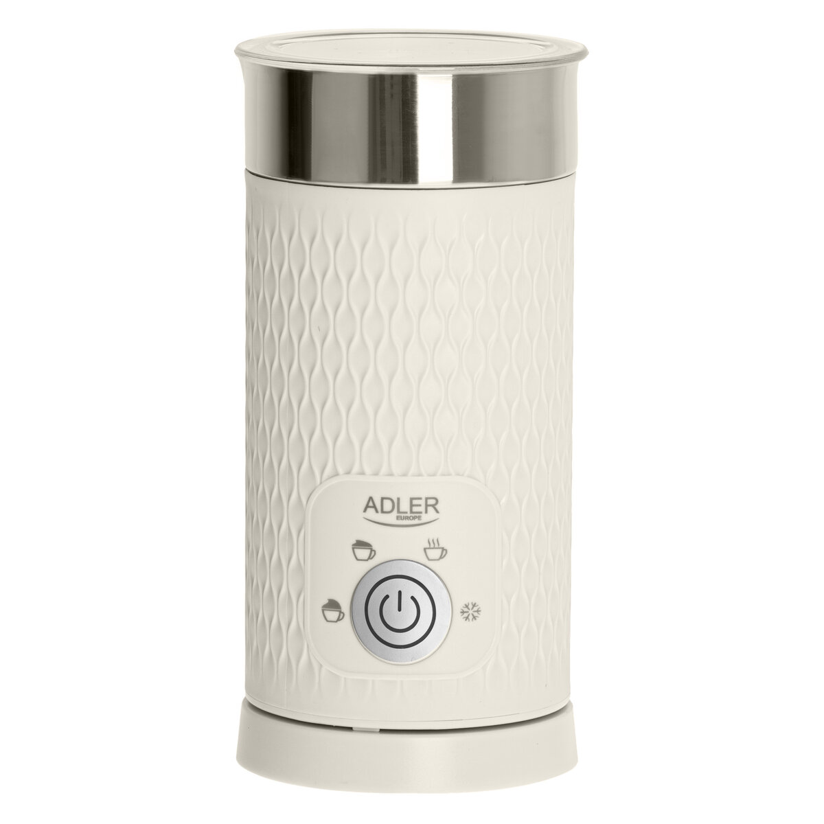 Кана за мляко Adler AD 4495, 500W, 300 мл, 4 функции, Незалепващо покритие, Бежов