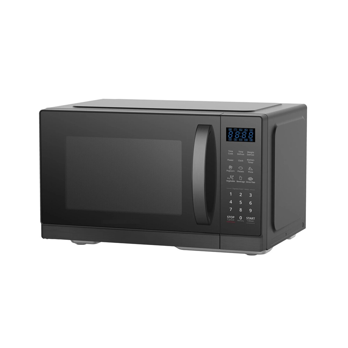 Микровълнова фурна MUHLER MO-7059D, 1400W, 25L, 11 степени, LED дисплей, Часовник, Таймер, Черен