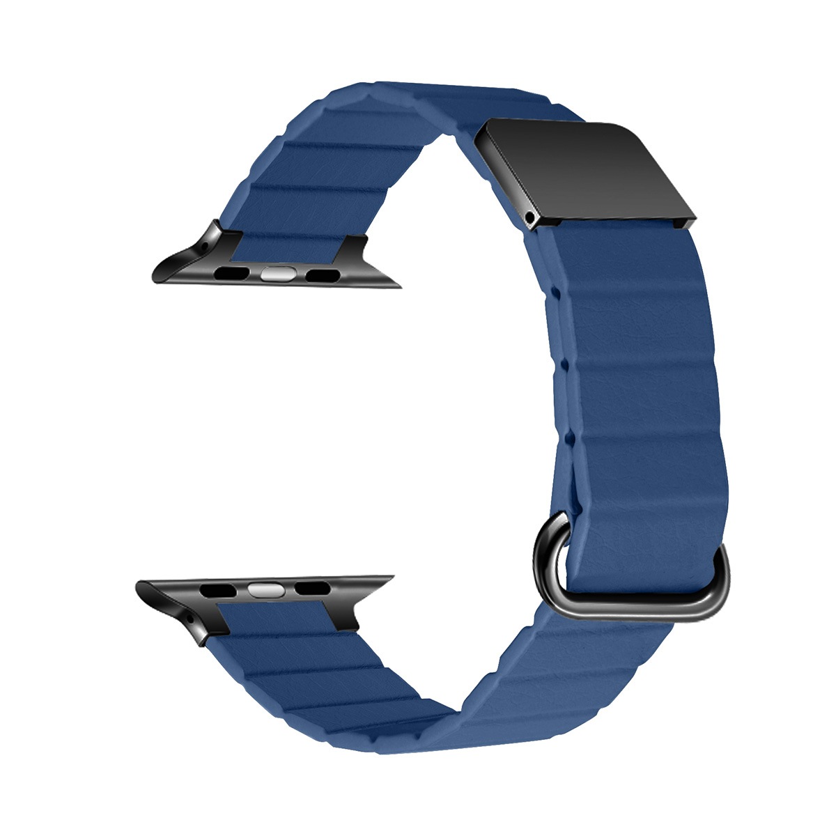 Кожена каишка за Apple Watch 42/44/45/49 мм, синя