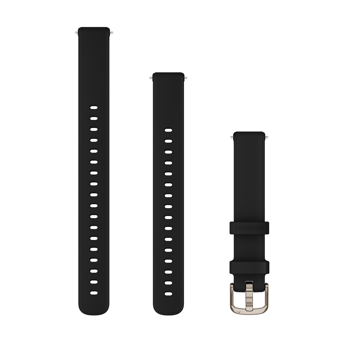 Силиконова каишка Garmin Lily, 14 мм, черна, 010-13302-02