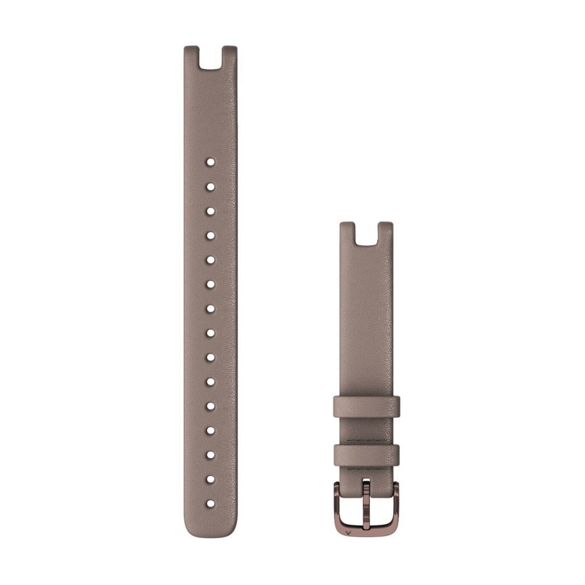 Кожена каишка Garmin Lily, 14 мм, бежово-кафява, 010-13068-A4 (Large)