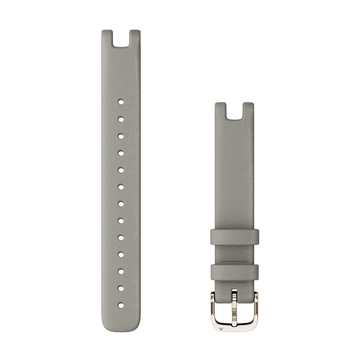 Кожена каишка Garmin Lily, 14 мм, сива, 010-13068-A7
