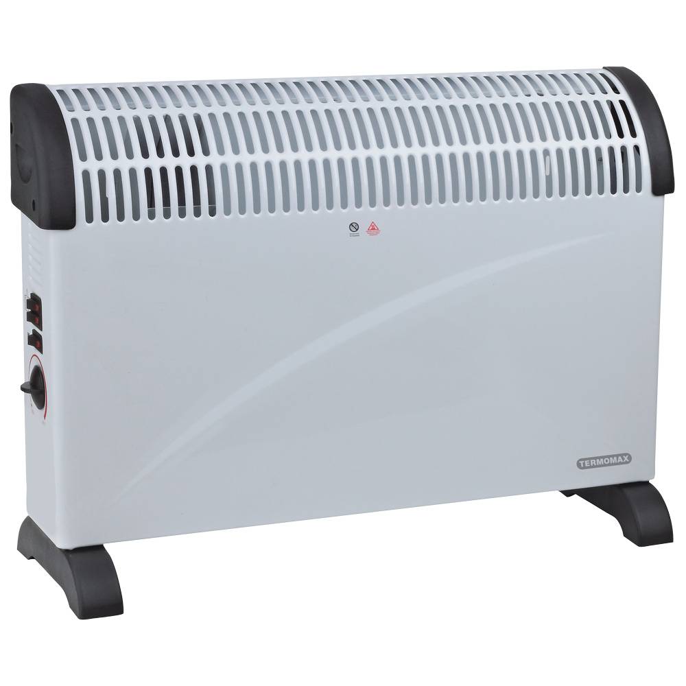 Печка конвекторна TERMOMAX TR2020T, 2000W, 3 степени, Вентилатор, Термостат, Бял