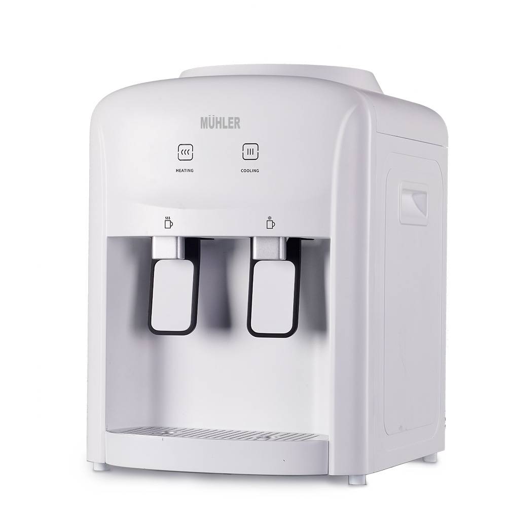Диспенсър за вода Muhler WD-11ED, 570W, Електронен, 10-95°C, Бял