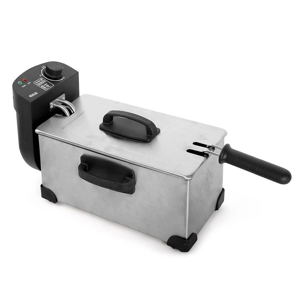Фритюрник Muhler DF-3030IX 3L, до 1,5 кг храна, неръждаема стомана