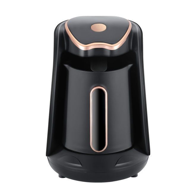 Кафемашина за турско кафе ELIT TCM-22, 600W, 300мл, 4 чаши, Кафеварка, Черен/златист