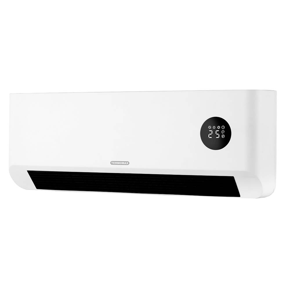 Керамична печка Termomax TR2022W, 2000W, 2 степени, 18-45℃, LED дисплей, Дистанционно, Таймер, Бял