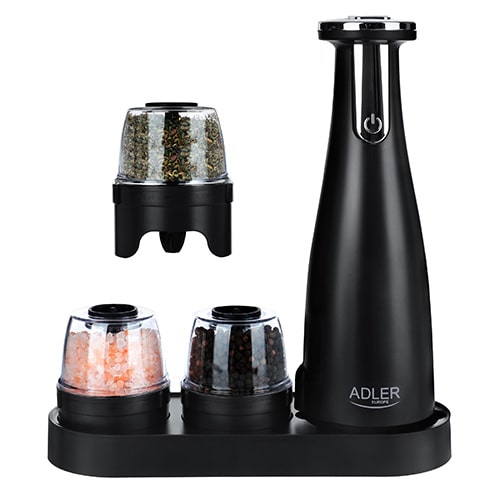 Електрически мелнички Adler AD 4449, 3 бр, 150 мл, USB, Li-Ion 1500mAh, Керамични остриета