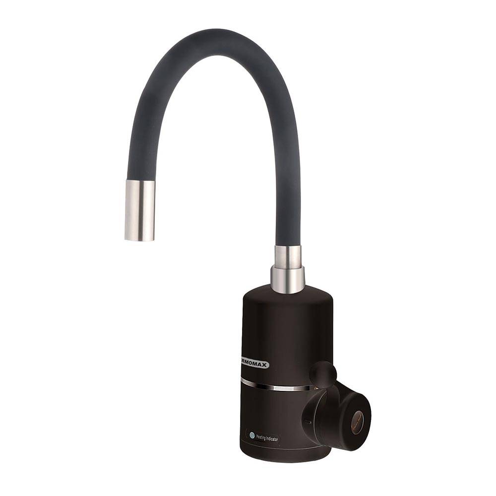 Водонагревател Termomax TX57FS, 3600W, 30-60°C, IPX4 защита, Soft touch чучур, Монтраж за стена, Черен
