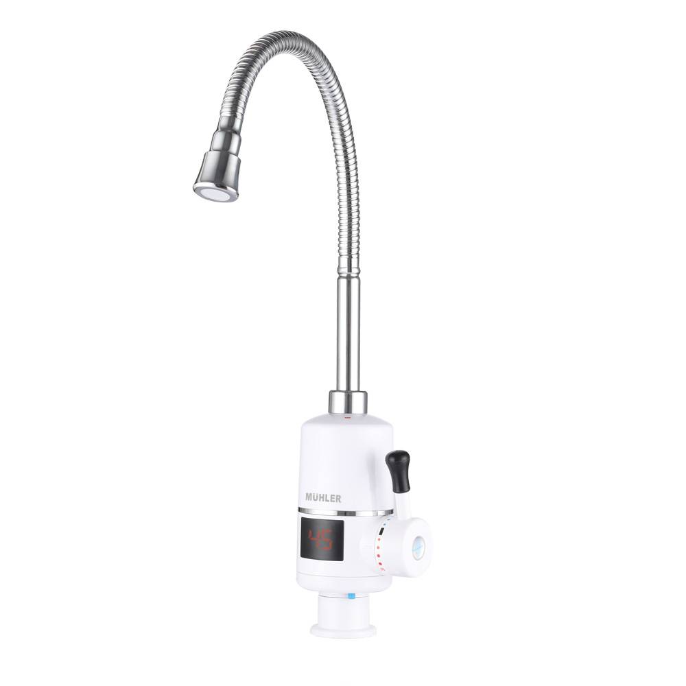 Водонагревател MUHLER MH-7433TDF, 3600W, LED, гъвкав струйник, плот