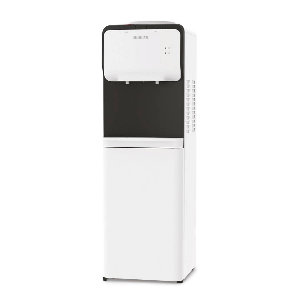 Диспенсър за вода Muhler WD-35CT, 505W, Затопляне-420W, Охлаждане-85W, Компресор R600a, Бял