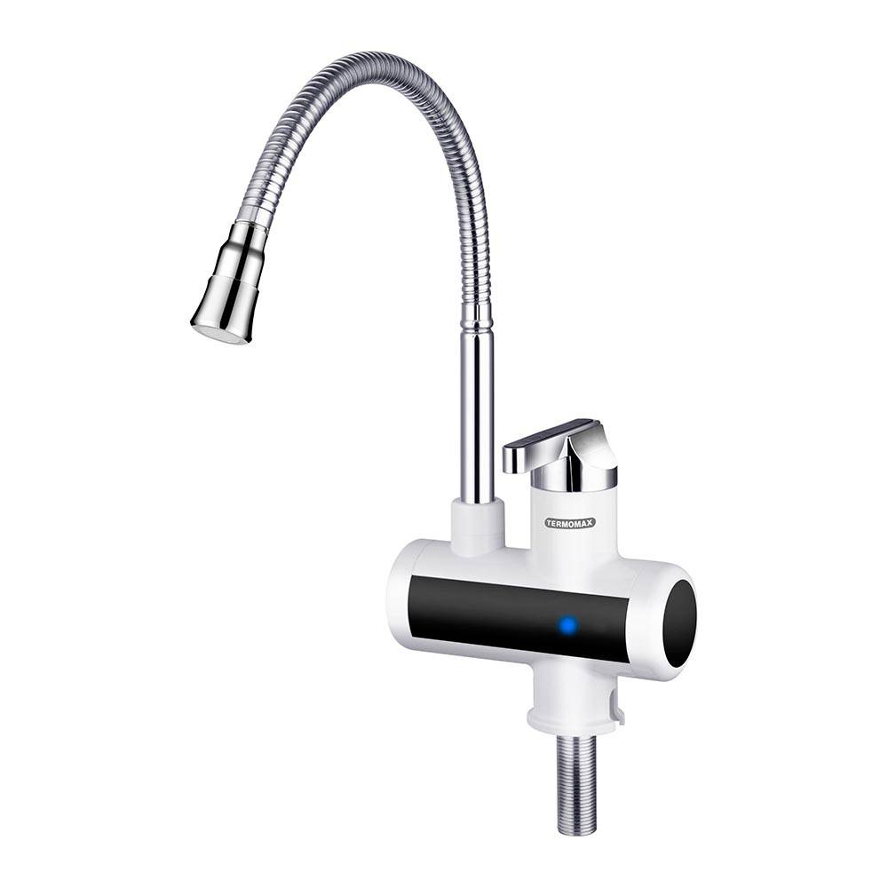 Водонагревател Termomax TX40TF, 3600W, 30-60°C, IPX4 защита, Гъвкав чучур, Плот, Бял