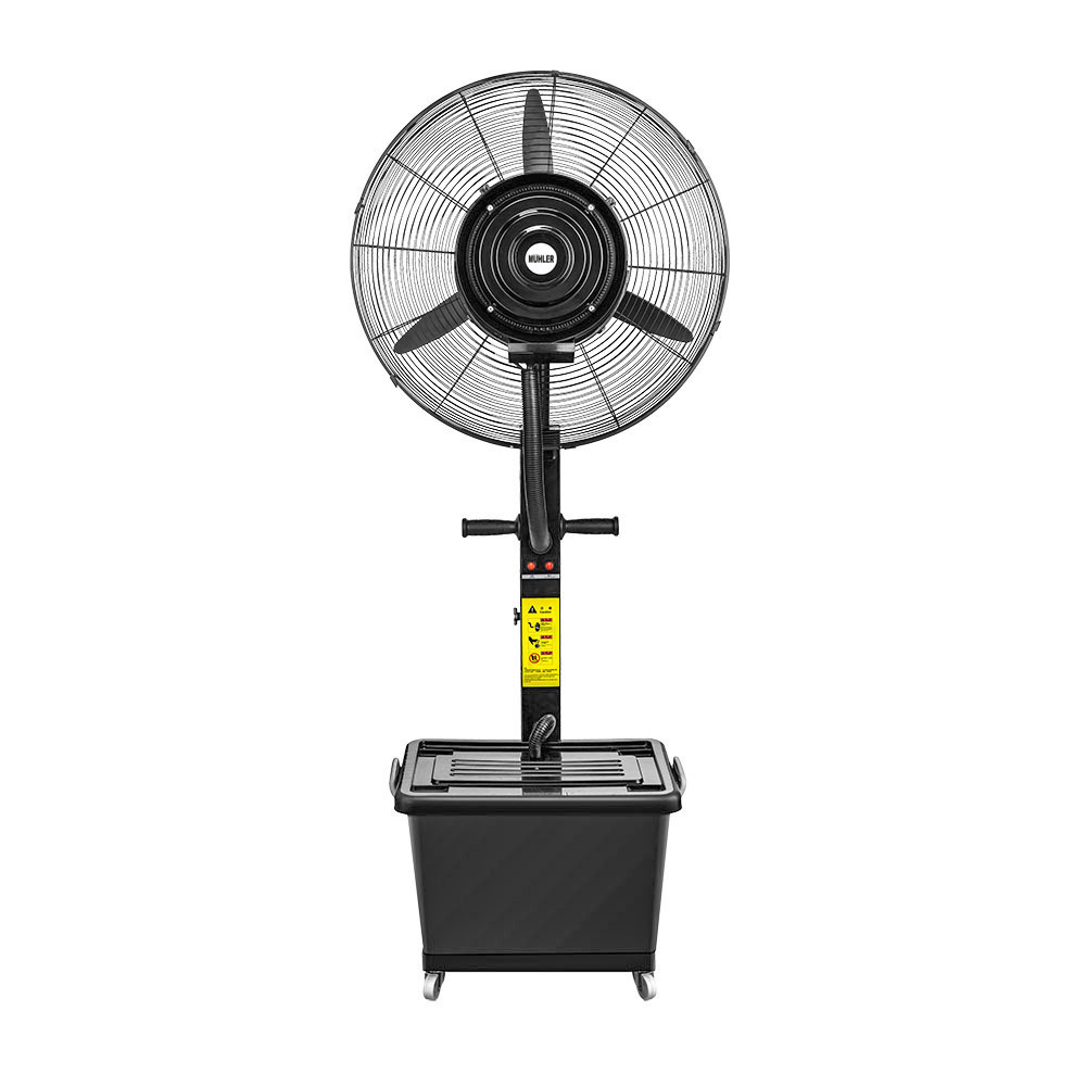 Вентилатор Muhler MF-3044, 30", 230W, Водна мъгла, 40L резервоар, 3 степени, Осцилация, Индустриален